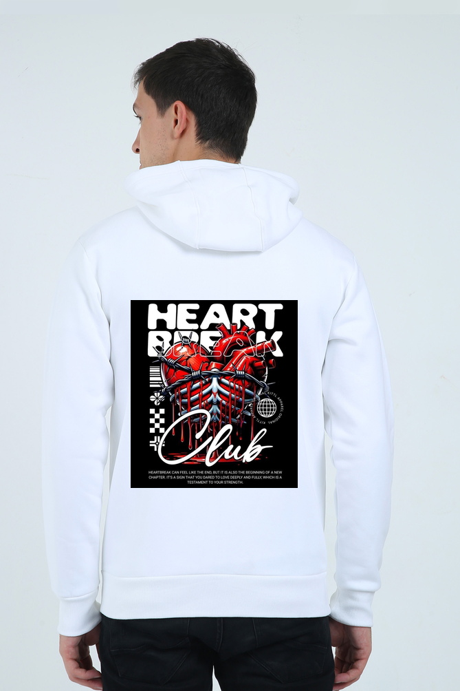 Z collection : Hearts hoodie White