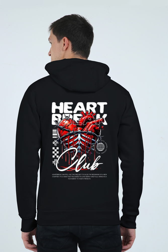 Z collection : Hearts hoodie Black